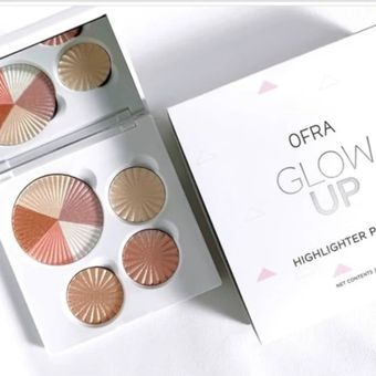 پالت هایلایتر افرا   |  OFRA GLOW UP Highlighter Palette – 22gr
