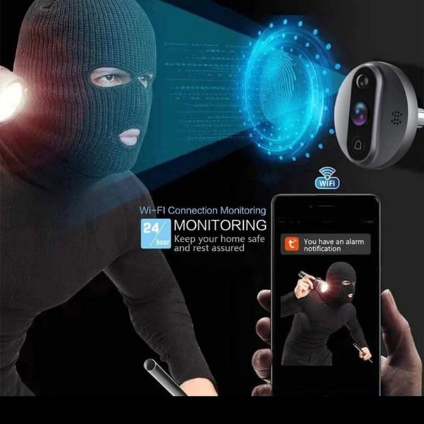 چشمی هوشمند دیجیتال همراه با مانیتور مدل ED-300PA