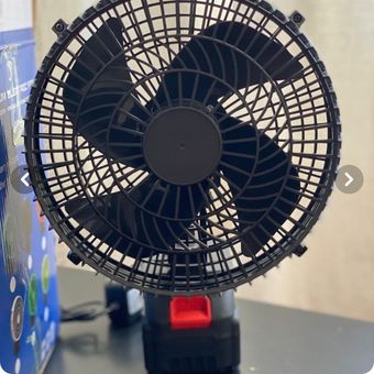 پنکه شارژی 48 ولت توری فلزی مدل FAN LITHIUM 3PIN دسته : لوازم سرمایشی و گرمایشی  پنکه شارژی 48 ولت توری فلزی