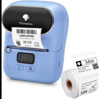 دستگاه لیبل پرینترسریع  شارژی مدل M110 برند Phomemo