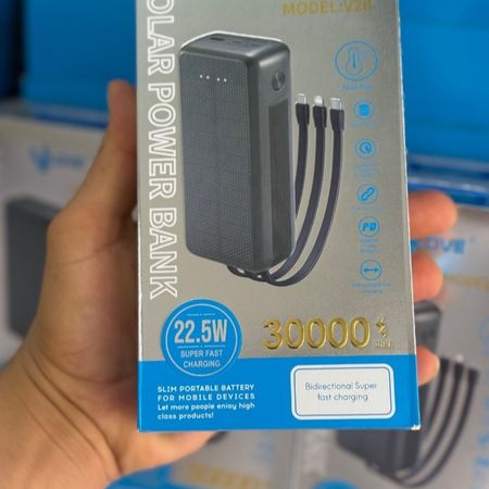 پاور بانک خورشیدی برند VLOVE مدل 728