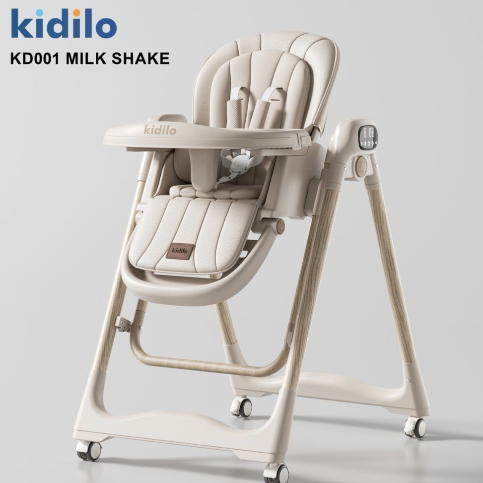 صندلی غذا تاب شو برقی کودک کیدیلو Kidilo مدل KD001 رنگ کرم