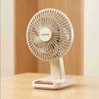 پنکه رومیزی شارژی پرودو (Porodo Chillo Desk Portable Desk Fan) کد PDLFSTDF1
