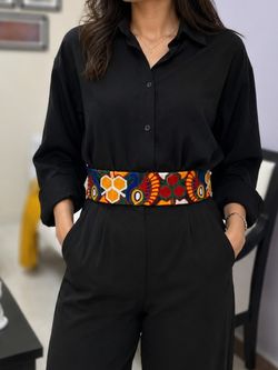 کمربند سوزندوزی دورو کد 02