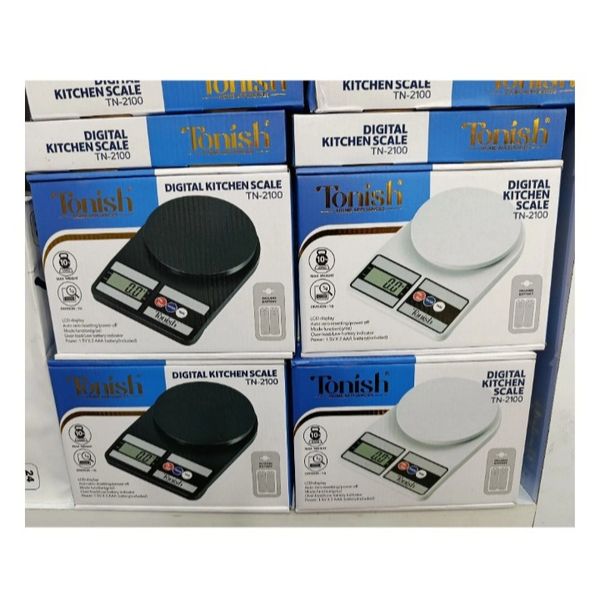 ترازوی دیجیتال آشپزخانه Tonish ظرفیت 10کیلوگرم
