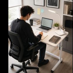 میز تحریر دانشجویی تنظیم ارتفاع چرخ دار