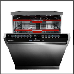 DW86A03 ماشین ظرفشویی 15 نفره آپلاس مدل