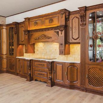 کابینت روکش چوب
