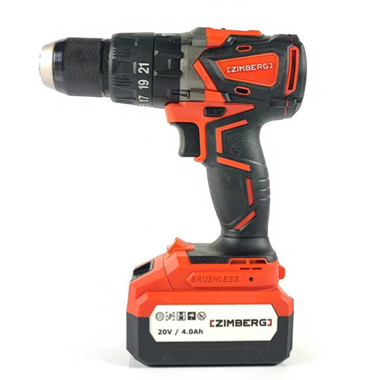 دریل پیچ گوشتی شارژی 20 ولت براشلس زیمبرگ PZB-3204