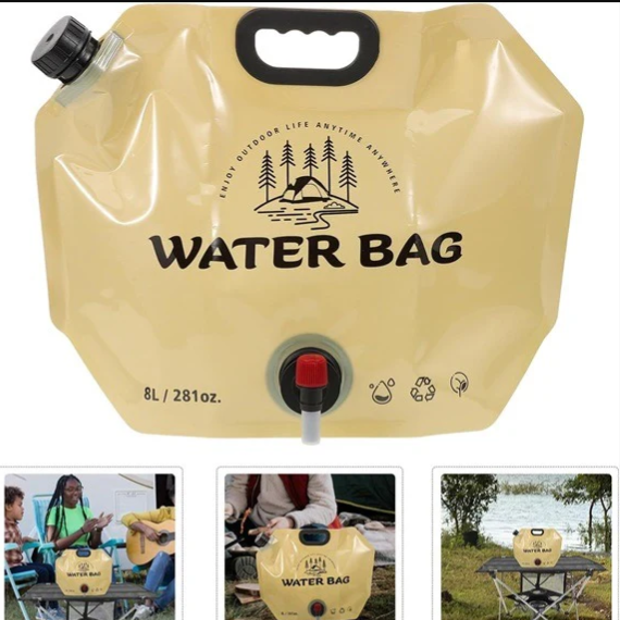 گالن آب 8 لیتری تاشو مدل Water Bag-8L