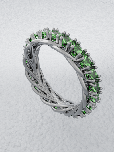 انگشتر نقره اختصاصی زرنهان مدل TENISI