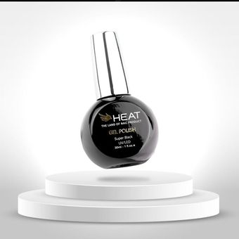 لاک ژل مشکی ۳۰ میل هیت