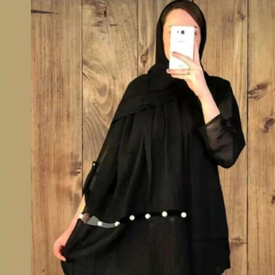 شال مشکی  مجلسی شیک  مرواریدی