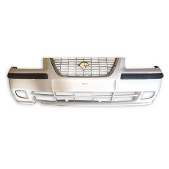 سپر جلو سمند EFP سفید با کد رنگ 9020با جلو پنجره ایساکو