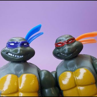 اسباب بازی لاک پشت نینجا اسکیت سوار فیگور