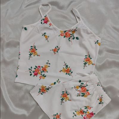 تاپ شورتک گلدار