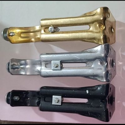 پایه قاشقی دیواری نقره ای مکشی طلایی