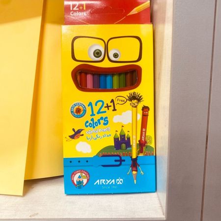 مدادرنگی 12 رنگ +1 آریا