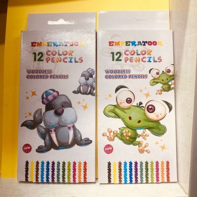 مدادرنگی 12رنگ جعبه مقوایی