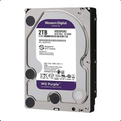 هارد دیسک اینترنال وسترن دیجیتال مدل Purple WD20PURZ ظرفیت 2 ترابایت