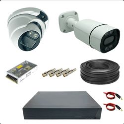 پک دو عددی دوربین مداربسته 5 مگاپیکسل دید در شب رنگی AHD مدل 352002