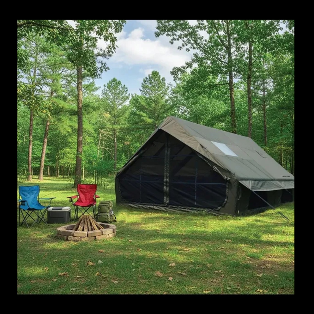 چادر 8 نفره بادی مسافرتی گرین لاین مدل GT-8X Inflatable Camping Ten