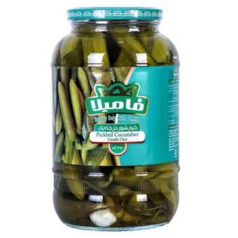 خیارشور درجه یک فامیلا 1/4 کیلو گرمی