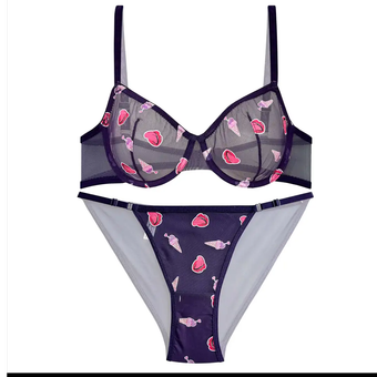 ست شورت و سوتین نوشه پوش 5