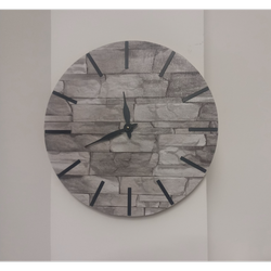 ساعت دیواری طرح سنگ