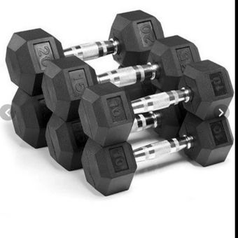 دمبل 6 ضلعی 17.5 کیلوگرم(یک جفت)