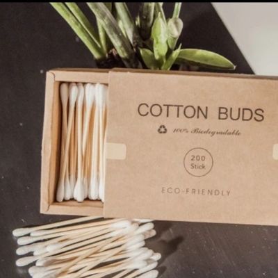 گوش پاکن بامبوcottonbuds بسته100عددی