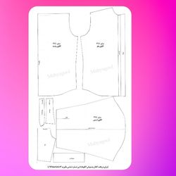 پک کامل الگو آماده پیراهن مردانه m_3xl