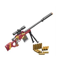 اسباب بازی جنگی مدل اسلحه پوکه پران طرح دوربین دار کد K59