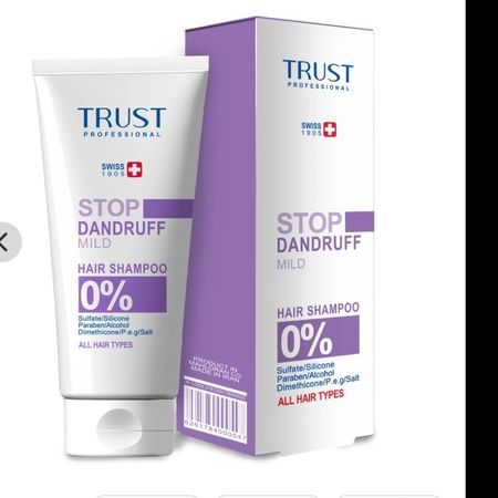 شامپو تخصصی ضد شوره ملایم (خشک و نرمال) تراست 200 میلی لیتر