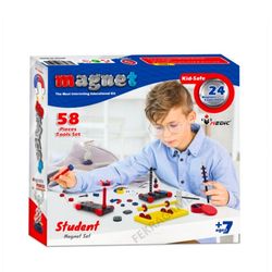 اسباب بازی مدل کیت آهن ربایی طرح 58 تکه کد 877