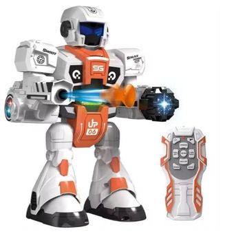 اسباب بازی کنترلی مدل ربات طرح شارژی دودزا تیر پرتابی تیر ژله ای تیر ابری کد 38-606