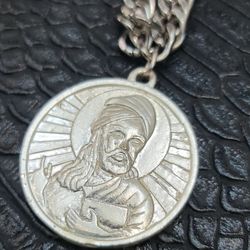 گردنبند شمایل حضرت علی دوطرفه بازنجیر کارتیر