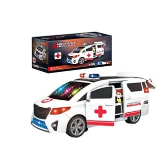 اسباب بازی مدل ماشین آمبولانس طرح موزیکال کد 3-4545