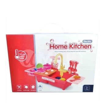 اسباب بازی مدل سینک ظرفشویی همراه گاز و ظروف و خوراکی کد 216-1