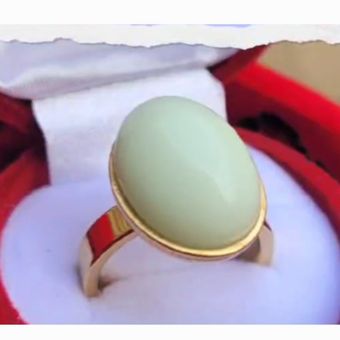 انگشتر زنانه نگین سنگ استیل