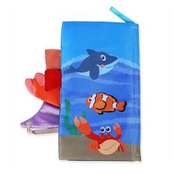 اسباب بازی مدل کتاب نوزاد طرح پارچه ای کد 6653A/1/2/3