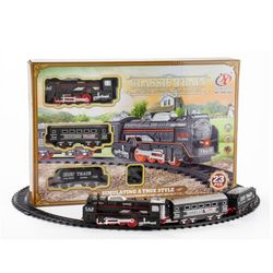 اسباب بازی مدل قطار با ریل طرح موزیکال 23 تکه کد 3303