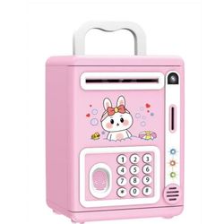 اسباب بازی مدل گاو صندوق طرح اثر انگشتی موزیکال چراغدار مکشی  پونی و خرگوشی کد 5967