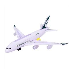 اسباب بازی مدل هواپیما ی مسافربری ماهان طرح موزیکال باطری خور چراغدار حرکتی کد 330/130