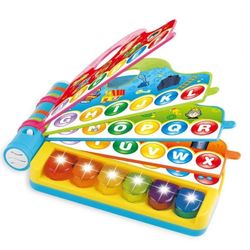 اسباب بازی آموزشی مدل پیانو طرح کتابی برند فایو استار کد 33878