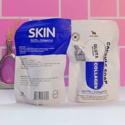 صابون گلوتا کپسولی کلاژن فیل اسکین