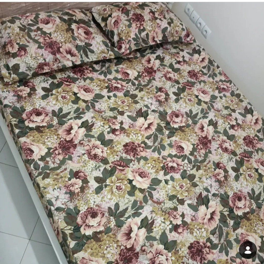 روتختی دونفره سه تکه گلدار