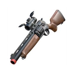 اسباب بازی جنگی مدل تفنگ طرح تیر اسفنجی پوکه پران دوربین دار کد 2053