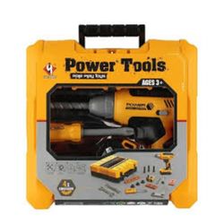 اسباب بازی مدل ست ابزار طرح چمدانی باطری خور همراه دریل کد T012