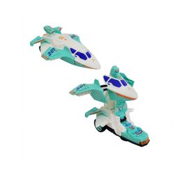 اسباب بازی مدل هواپیمای تبدیل شونده طرح باطری خور کد 999/46